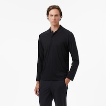 Nautica Erkek Siyah Classic Fit Polo Yaka T-shirt Düz K57019t Siyah