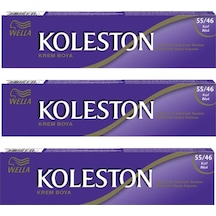 Wella Koleston Tüp Saç Boyası 55.46 Kızıl Büyü 50 Ml 3 Adet (545356411)