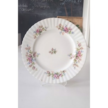Moss Rose Bone China İngiliz Vintage Pasta Tabağı 19cm