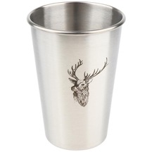 Suntek Bar Bira İçme Geyik Deseni Için Paslanmaz Çelik 500ml Geyik Deseni