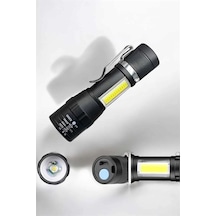 Ceylan Adam El Feneri Led Usb Şarjlı Zoom Mini Led Işık Acil Durum Feneri Çok Renkli