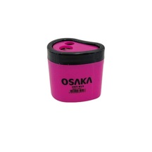 Osaka Pembe Çift Hazneli Damla Şekilli Kalemtraş