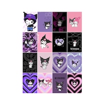 Kuromi 2 No Çoklu 16'lı Sticker Seti Diğer