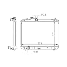 Oris Radyatör Brazing Suzuki Swift 1.3i-1.5i 05 375x558x16 Orıs Bsz022016 1770062j00-1770063j00-1770068j00