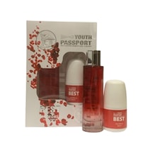 Youth Passport Best Kadın Parfüm EDP 75 ML + Best Kadın Roll-On Deodorant 60 ML Youth Passport Best Kadın Parfüm EDP 75 ML + Best Kadın Roll-On Deodorant 60 ML