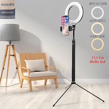 160 Cm 3 Renk Canlı Yayın Tripodu Tiktok Çekim Makyaj Işığı Ring