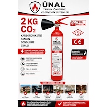 2 Kg Co2 Karbondioksitli Yangın Söndürme Tüpü Tse Ce Belgeli Elektrik Yangınlarına Uygun