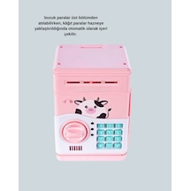 Atm - 921 - Tasarımlı Pembe Işıklı Sesli - Nazblsmm - Çocuk Kumbarası