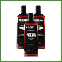 Bezos Brickell Erkeklere Özel Anti-white Saç Sakal Bakım Şampuanı 237 Ml X 3 Adet Hb006