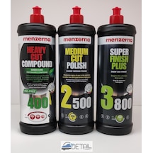 Menzerna Yeşil Seri 400 2500 3800 Pasta Hare  Seti 1 Lt