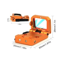 Vism Flipdot Reflex M2 Red Dot Sight Katlanabilir 22mm Reflex Nişangâh