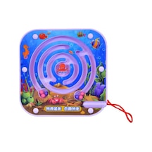 Maze Game Labirent Oyunu Mıknatıs Kalemli Mor Yb3249