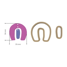 Polimer Kil Modern Küpe Kalıbı Model 00031