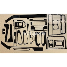 Mercedes Vito / Viano 2004 - 2013 Parlak Siyah Full Set Torpido Konsol Kaplama