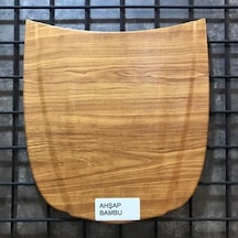 Ahşap Desenli Folyo Bambu Hava Kanallı