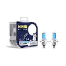 12v H4 60/55w Beyaz Işık Ampulü, 5000k, 2 Adet