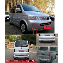 Vw Transporter 2003-2016 Plastik Boyasız Arka Tampon Eki