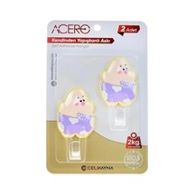 Patrick Star Kendinden Yapışkanlı Askı 2li, Sevimli Karakter Off Mutfak Ve Banyo Askısı X 2 Adet, 2 Kg Taşıma Kapasiteli Güçlü Yapışkanlı Plastik Askı - 38314 7/8 Yaş