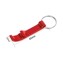 Ulzyvf Dayanıklı Alüminyum Şişe Açacağı - Anahtarlık Aksesuarı Küçük Tasarım, Kırmızı Kırmızı