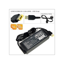 Alesta-Bilgisayar Lenovo Ideapad Yoga 11 Uyumlu Usb Uçlu 20V 3,25A (90W) Adaptör