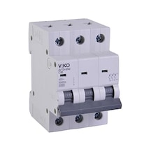Viko 4vtb-3c50 Otomatik Sigorta 4,5ka C Tipi 3 Kutup 50a 10