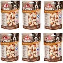 8in1 Flavours Meaty Biscuits Köpek Ödülü 100 Gr. X 6 Adet