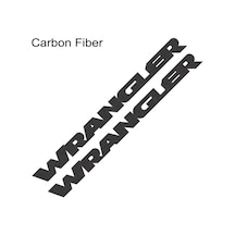 Jeep Wrangler Jk Jl Tj Yj Unlimited Sahara Araba Kaputu Kapağı Motor Çıkartıları Carbon Fiber 1 Piece Set