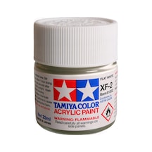 Xf-2 Flat White Mat Akrilik Boya 10 Ml Beyaz