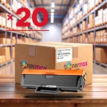 Hp Laser Mfp 135wg Uyumlu  Toner Çipli W1106xl 20'li 5.000 Sayfa Ekstra Yüksek Kapasite