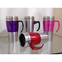 Acar Paslanmaz Çelik Kupa Termos 450Ml Pembe