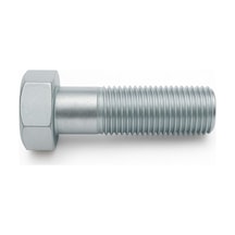 M12x1.25x70 Dın 960 8.8 Kalite Altı Köşe Başlı İnce Dişli Yarım Dişli Cıvata Beyaz Galvanizli 100 Adet