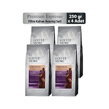 Coffee More Premium Espresso Filtre Kahve 250 Gr X 4 Adet