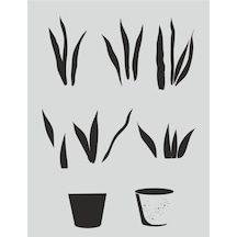 Boyutlu Desen Stencil Şablon 21X30 By-061