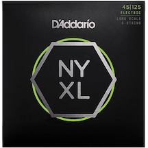 Bas Gitar Tel Seti, Nyxl Serisi, Long Scale, 5 Tel