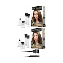 Sea Color Set Boya 8.0 Açık Kumral 2 Adet+Boya Fırça+Tarak