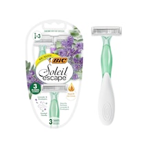 Bic Miss Soleil Escape Lavanta Kadın Tıraş Bıçağı 3'lü - 3 Adet Tarı
