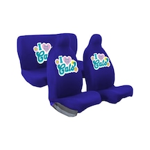 Mirsepet Tasarım Logo Oto Koltuk Kılıfı Chery Alia İle Uyumlu İ Love Cats Kedi Baskılı Penye Kumaş Lacivert