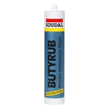 Soudal Butyrub Butilen Polimer Buhar Yalıtımlı Mastik 300 Ml Gri Gri