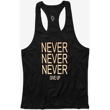 Bluu Nevernever2 Fitness Gym Tank Top Sporcu Atleti (532942122) Siyah