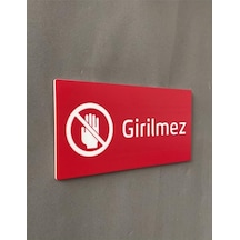 Kendinden Yapışkanlı Girilmez Uyarı Levhası Diğer
