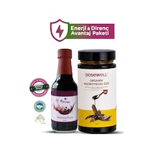 Mor Aronya Suyu 250 Ml & Organik Keçiboynuzu Özü 640 Gr 2'li Avantaj Paketi