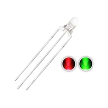3mm Çift Renkli Led (Yeşil-Kırmızı) Katot (3Bacak)