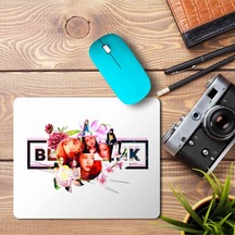 Black Pink Renkli Yazılı Mouse Pad Baskılı Mouse Pad Mousepad.jpg
