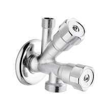 Seval Dual Taharet + Çamaşır Çatal Ara Musluk Krom