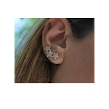 Yıldız Zirkon Taşlı Bluetooth Küpe