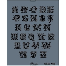 Rich New Seri N-465 Stencil 35X25  Cm