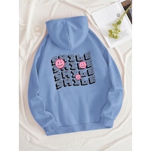 Unisex Smile Bebe Mavisi Oversize Sweatshirt Bebe Mavisi