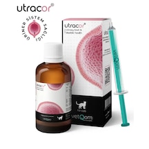 Vetqom Utracor Kedi İçin İdrar Yolu Sağlığı, Kristal & Mesane Çeperi Koruyucu Takviye