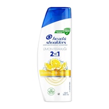 Head & Shoulders Limon Ferahlığı 2'si 1 Arada Yağlı Saçlar İçin Kepeğe Karşı Etkili Şampuan 300ml