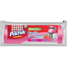 Piknik Çöp Torbası Büzgülü Büyük 10'li Çilek 2102